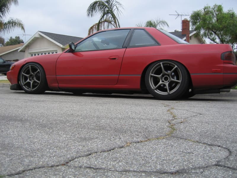 1991 Nissan S13 with 17x9 Grenade GX-01 wheels
