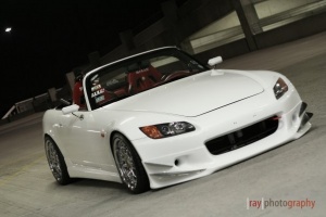 2003 Honda S2000 with 17x8 Blitz Type 01s wheels
