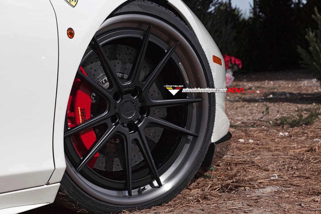 2015 Ferrari 458 Spider with 21x9.5 ADV 5.2 Track Spec SL wheels