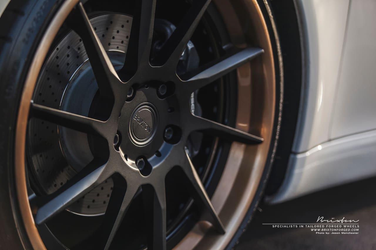 2015 Porsche 911 with 21x9 BRIXTON FORGED R10D TARGA SERIES wheels