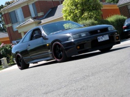 1995 Nissan R31-R34 Skyline GT-R with 18x10 Lenso D1R wheels