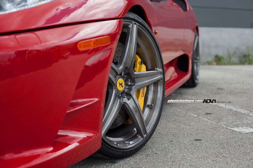 2008 Ferrari F430 with 20x9 ADV 5 MV.1 wheels