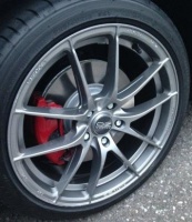 2015 Volkswagen Golf GTI with 18x8 OZ LEGGERA HLT wheels