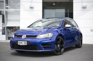 2015 Volkswagen Golf GTI with 19x8 CADIZ BLACK wheels