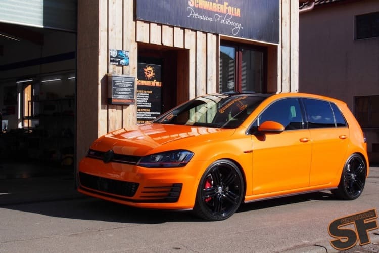 2015 Volkswagen Golf GTI with 19x8 VW TALLADEGAS REVISITED wheels