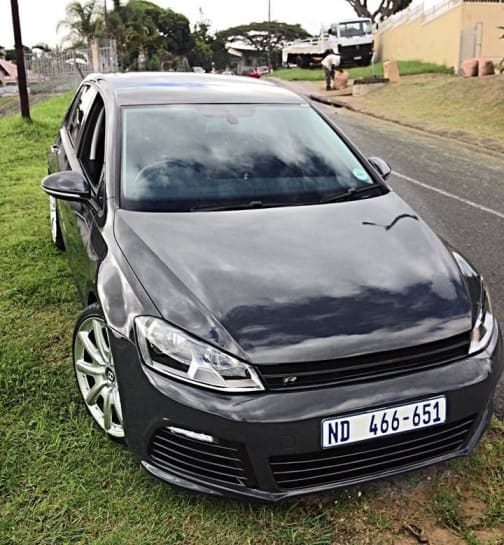 2015 Volkswagen Golf GTI with 19x9 BENTLEY CONTINENTAL GT 9 SPOKE wheels