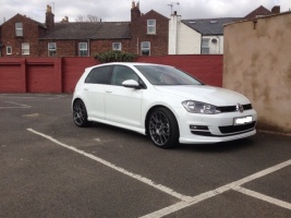 2015 Volkswagen Golf GTI with 19x8 BBS CK wheels