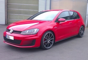 2015 Volkswagen Golf GTI with 19x8.5 BBS SV wheels