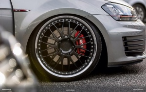 2015 Volkswagen Golf GTI with WORK BROMBACHER wheels