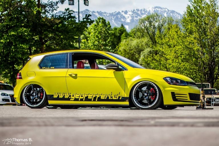 2015 Volkswagen Golf GTI with 20x8.5 OZ CRONO III wheels