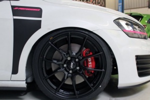 2015 Volkswagen Golf GTI with 19x8.5 ATS RACELIGHT wheels