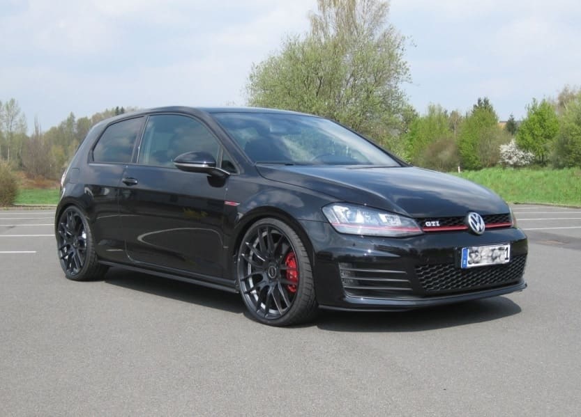 2015 Volkswagen Golf GTI with 19x8.5 BE GTS-AV wheels