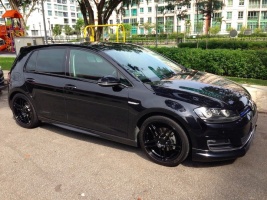 2015 Volkswagen Golf GTI with 18x8.5 PRODRIVE GC-05K wheels