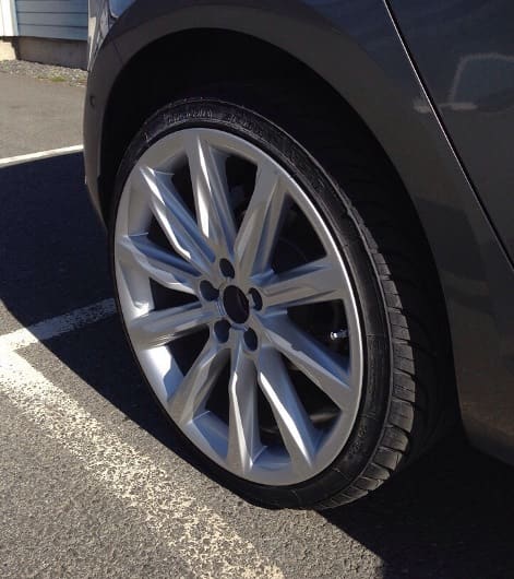 2015 Volkswagen Golf GTI with 19x8 AUDI A7 10 SPOKE wheels