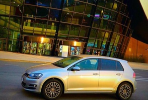 2015 Volkswagen Golf GTI with 17x7 MOMO REVENGE ANTHRACITE wheels