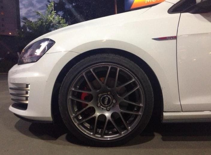 2015 Volkswagen Golf GTI with 18x8.5 VMR 718 wheels