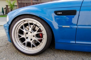 2006 BMW M3 with 19x9.5 Varrstoen Es5 wheels
