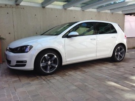 2015 Volkswagen Golf GTI with 17x7.5 XTK BD021 wheels
