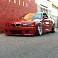 2006 BMW M3 with 18x10 Work VSXX wheels