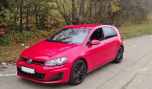 2015 Volkswagen Golf GTI with 18x8 MSW 24 wheels