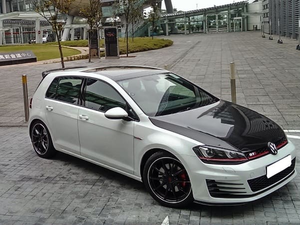 2015 Volkswagen Golf GTI with 18x8 VOLK RACING G25 wheels