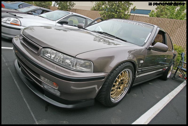 1992 Honda Accord with 16x8 Dunlop (Sprint Hart) Formula CP-R wheels