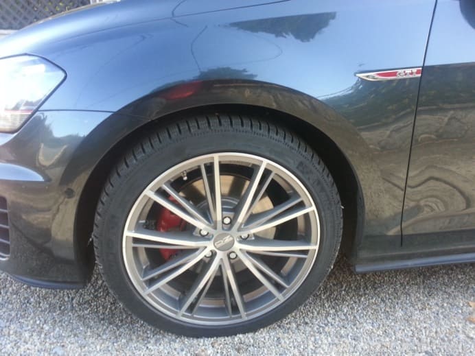 2015 Volkswagen Golf GTI with 18x8 OZ ENVY wheels