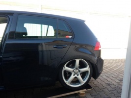 2015 Volkswagen Golf GTI with 18x8 VW KARTHOUM wheels