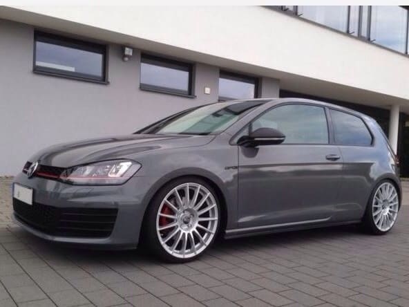 2015 Volkswagen Golf GTI with 19x8.5 OZ SUPERTURISMO LM wheels