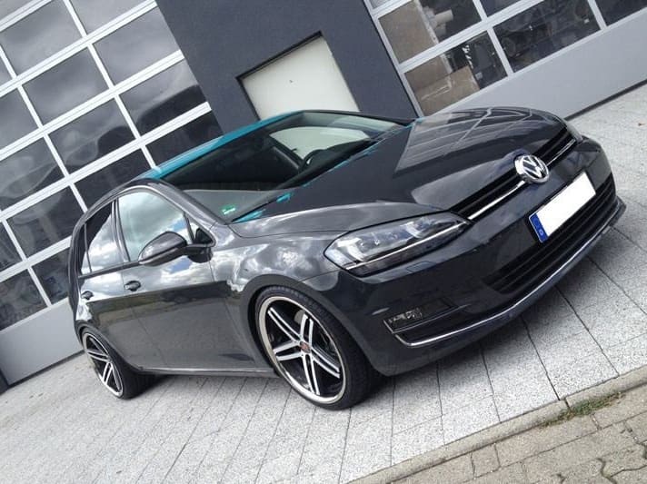 2015 Volkswagen Golf GTI with 19x8.5 DOLCE CS5 wheels