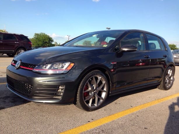 2015 Volkswagen Golf GTI with 18x8 BBS SR wheels