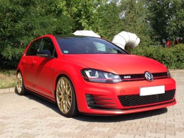 2015 Volkswagen Golf GTI with 19x8.5 BBS RX-R wheels
