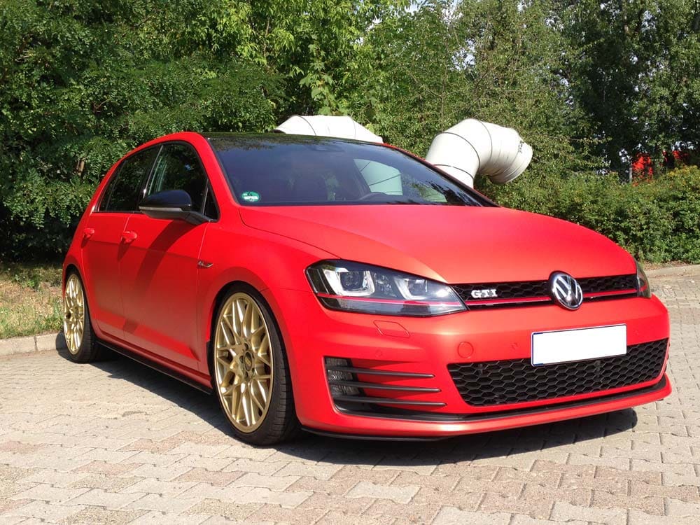2015 Volkswagen Golf GTI with 19x8.5 BBS RX-R wheels