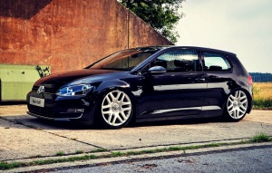 2015 Volkswagen Golf GTI with 19x8.5 VW HELIOS wheels