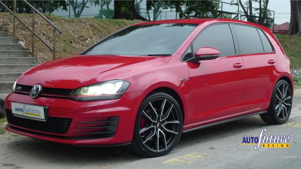 2015 Volkswagen Golf GTI with 19x8.5 BBS XA wheels