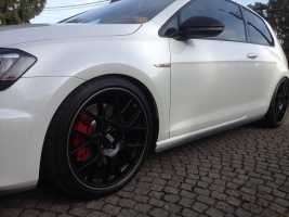 2015 Volkswagen Golf GTI with 19x8.5 BBS CH-R wheels