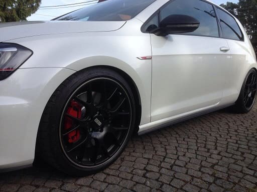 2015 Volkswagen Golf GTI with 19x8.5 BBS CH-R wheels