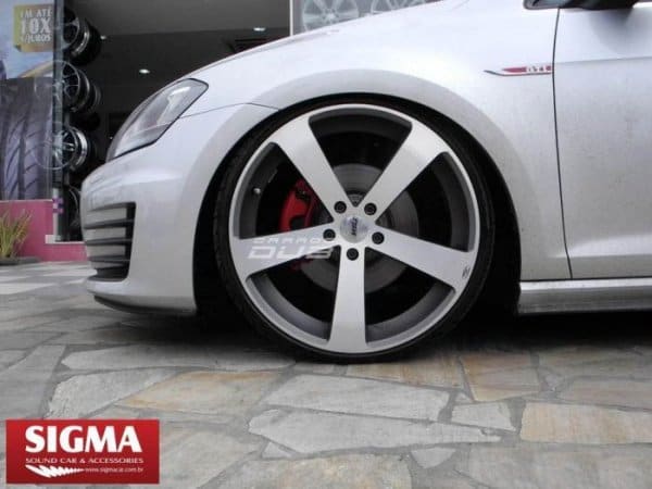 2015 Volkswagen Golf GTI with 20x8.5 TSW VORTEX wheels