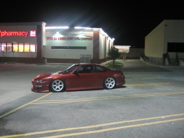 1998 Nissan S14 with 17x9 Rays Engineering Volk Racing TE37 wheels