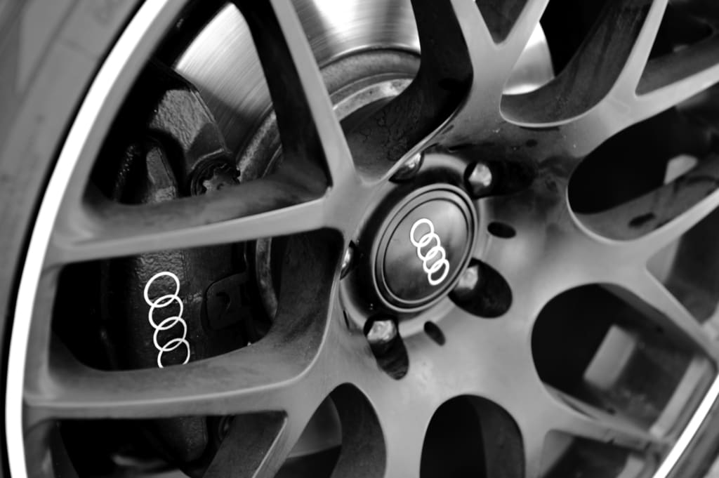 2009 Audi A4 with 19x8.5 VMR V710 wheels