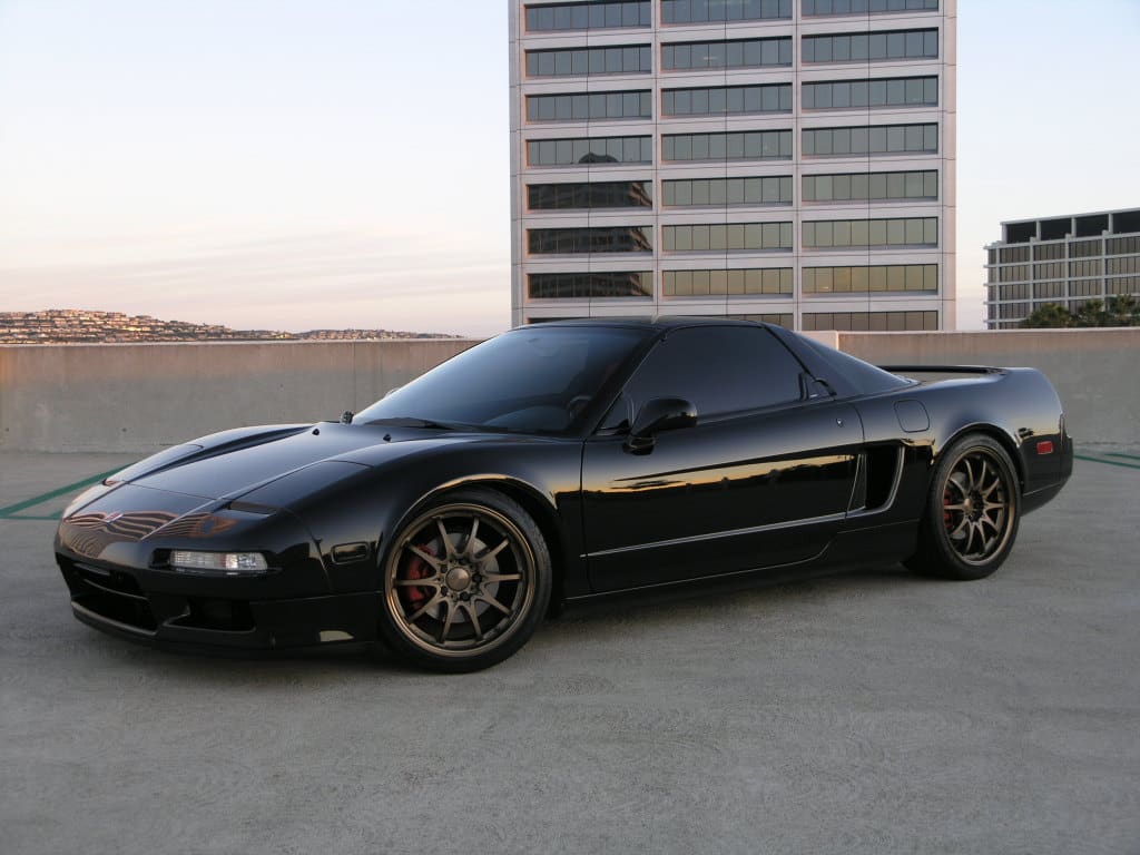 1995 Acura NSX with 17x8 Rays Engineering Volk Racing CE28N wheels