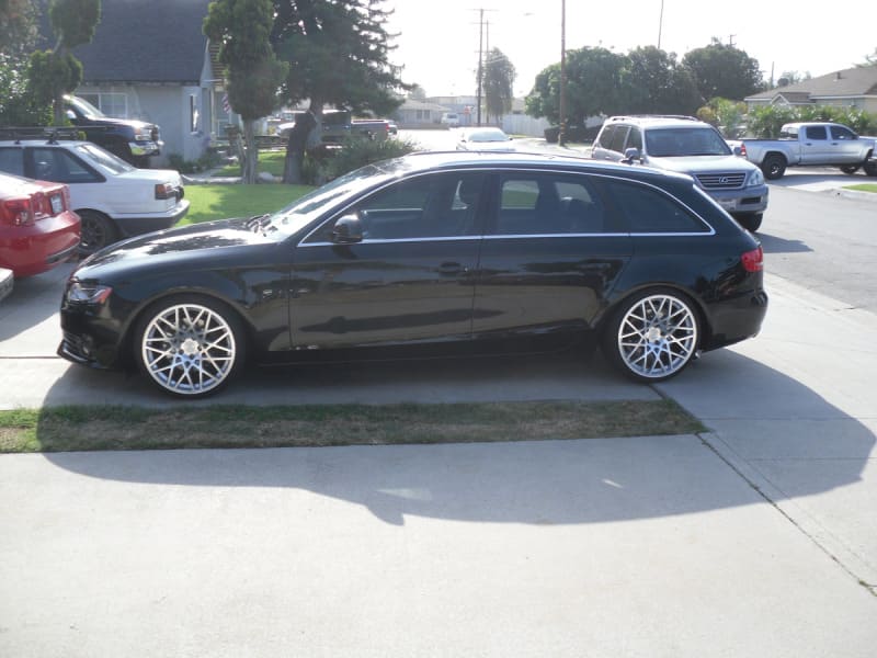 2012 Audi A4 with 19x9.5 Rotiform BLQ Cast wheels