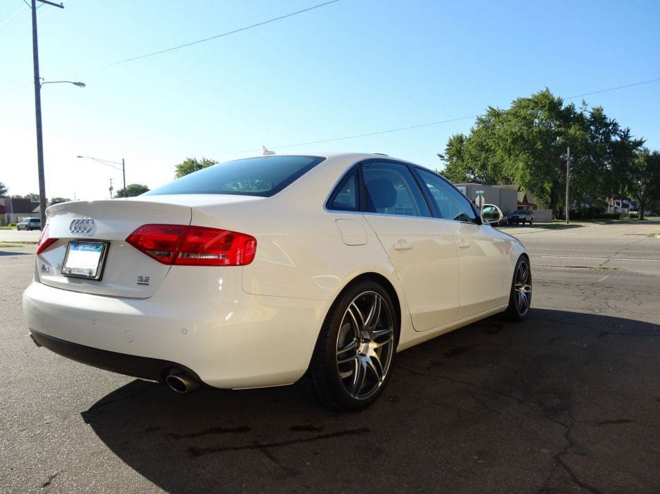 2012 Audi A4 with 19x8.5 Avant Garde M368 wheels