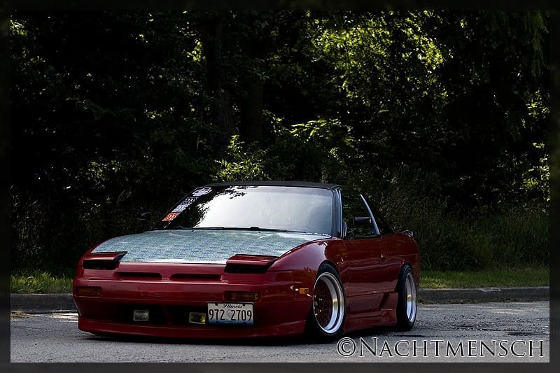 1990 Nissan S13 with 15x8 SSR Formula Mesh wheels