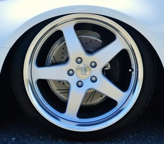 2011 Audi A4 with 19x9.5 Work Gnosis HS203 wheels