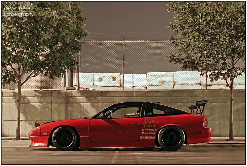 1990 Nissan S13 with 17x9 Sportmax 006 wheels