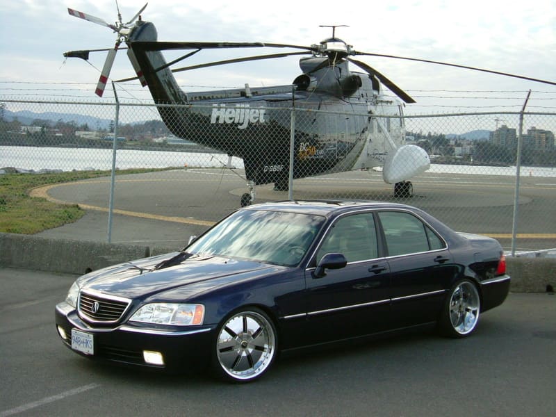 2000 Acura RL with 19x8.5 Weds Kranze Rapier wheels