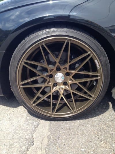2011 Audi A4 with 19x10 Klutch KM20 wheels