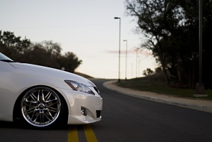 2008 Lexus IS 350 with 19x9 Weds Borphes wheels