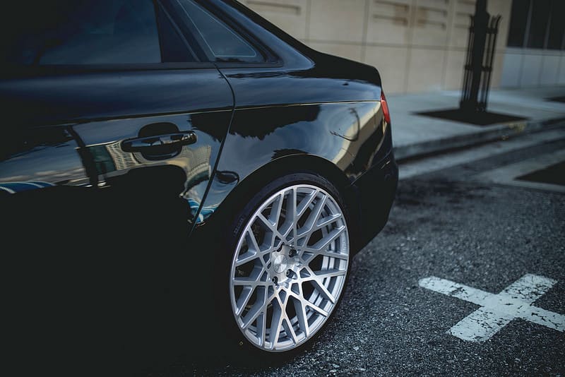 2011 Audi A4 with 19x10 Rotiform BLQ wheels